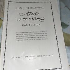 Atlas Of The Word War Edition Geographical Publishing No Cover  picture