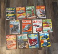 Lot of 12 Car Craft Car Speed and Style Magazine 1955 1956 1957 1958 1960 picture