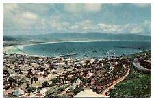 Vintage Ensenada and Todos Santos Bay Baja CA Postcard c1957 Bird's Eye View picture