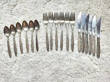 Vintage TWA Airlines Metal Cutlery Set Of 6 Each Spoon, Fork And Knife  picture