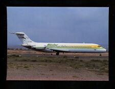 Aviation Airplane Airline postcard BINTER CANARIAS DC-9-32 at Lanzarote OKC A300 picture