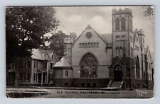 Wellsboro PA- Pennsylvania, ME Church, Religion, Antique, Vintage c1909 Postcard picture