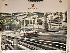 AWESOME Factory Stuttgart Original Porsche Poster 911 GT 3 Cup 2019 picture