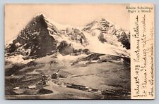 c1903 Bernese Alps Of Switzerland Aerial View ANTIQUE Postcard picture