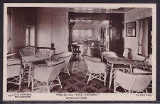 RMS HOMERIC WHITE STAR LINE REAL PHOTO RPPC FIRST CLASS POSTCARD ** OFFERS ** picture
