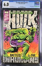 Incredible Hulk Annual #1 CGC FN 6.0 Classic Cover Steranko Marvel 1968 picture