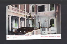 c.1910s Interior Touro Synagogue Newport Rhode Island RI Postcard UNPOSTED picture