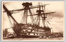Postcard~ H. M. S. Victory~ Portsmouth Dockyard, England picture