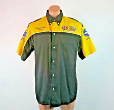 VTG Kennedy Space Center NASA Space Racing Shirt X-1R Button Up Race Gear RARE L picture