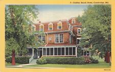 Vintage Postcard Cambridge Maryland MD Oakley Beach Motel Vintage Postcard 1946 picture