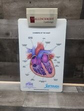 Vintage Cardiology Heart Medical Representative Dr Long Clip Board Chart Holder picture