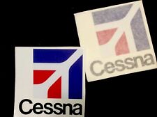 CESSNA AIRCRAFT LOGO DECALS. SET OF 2 picture