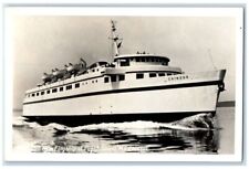 c1940's M.V. Chinook Flagship Of Puget Sound WA RPPC Photo Unposted Postcard picture