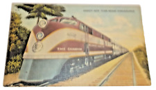 1944 ACL ATLANTIC COAST LINE RAILROAD STREAMLINER THE CHAMPION LINEN POST CARD A picture