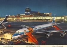 CANADA  AIRPORT   MONTREAL    K.L.M.  AIRLINES  DC-8  /  AIRCRAFT / AIRPLANE picture