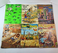 Vtg Lot 6 Sex-to-Sexty Magazines 1970s Adult Humor Drawings 11 32 36 100 101 129 picture