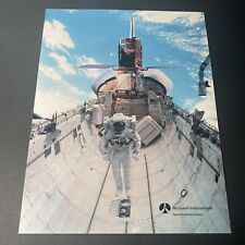 Rockwell International NASA Space Shuttle Astronaut Columbia 1981 Print picture