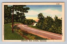 Hayward WI-Wisconsin, Scenic Greetings, Antique Souvenir Vintage Postcard picture