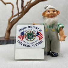 National Legislative Conference Vintage 1965 Name Badge Tag Pin Puerto Rico picture