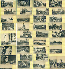 1917-1918  World War I  - large group of 60 different black & white Postcards  picture