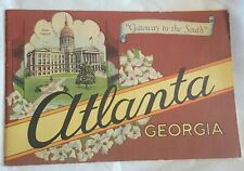Vintage Atlanta Georgia Gateway to the South  Booklet of  Images Tour Book F5 picture
