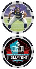 STEVE HUTCHINSON - PRO FOOTBALL HALL OF FAMER - COLLECTIBLE POKER CHIP picture