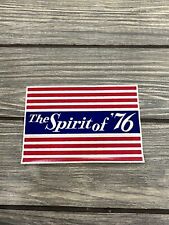 Cheerios Stars And Stripes Stickers 1976 The Spirit Of 76’ Red White Blue picture