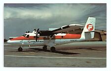 DeHavilland Canada DHC-6 Twin Otter Frontier Airlines Vintage Postcard picture