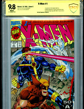 X-Men #1 C CBCS 9.8 NM/MT BGS Verified Stan Lee Signature Red Label Marvel  SL3 picture