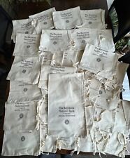 Lot of 34 Keystone National Bank Of Manheim Pennsylvania EMPTY MONEY BAGS (NOS) picture