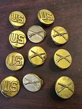 WWII Korean War US Army HUGE Infantry & US Collar Disk Lot L@@K picture