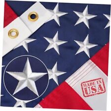 American Flags for Outside 3x5 FT USA Flag, Heavy Duty American Flag with Red picture