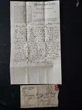 Rare 1899 State Of Michigan Land Office Lansing Trespass Agent Plat Letter picture