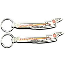 1990s Sun Country Airlines Keychain Ring Advertising Aviation Promotional Qty 2 picture