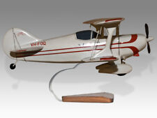 Pitts S-1S Special VH-FOQ Solid Mahogany Wood Replica Airplane Desktop Model  picture