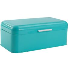 Culinary Couture Extra Large Turquoise Bread Box for Kitchen Countertop - Hol... picture