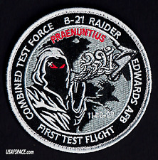 USAF B-21-RAIDER-FIRST TEST FLIGHT-COMBINED TEST FORCE- Edwards AFB- VEL PATCH picture