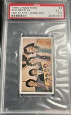THE BEATLES 1969 Lyons Maid Card #3 Hand Cut  PSA 5.5 :pop higher 4 picture