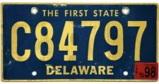 *BARGAIN BIN*  1998 Delaware COMMERCIAL License Plate #84797 picture