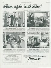 1951 Douglas DC-6 Defend Fewer Nights On Road Businessmen Vintage Print Ad SP19 picture