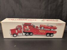 SEARS 1955 THUNDERBIRD CAR CARRIER SANTA CLAUS TRUCK TAYLOR MDE LIGHTS CHRISTMAS picture