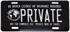 No Driver License Or Insurance Required Private Black 6