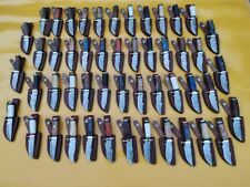 Lot of 50 HANDMADE DAMASCUS STEEL SKINNER HUNTING KNIVES 6inch picture