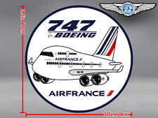 AIR FRANCE PUDGY BOEING B747 ROUND DECAL / STICKER picture