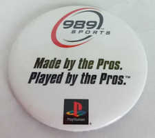 989 Sports Playstation Logo Pinback Button picture
