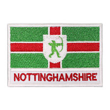 Nottinghamshire County Flag Patch Iron On Patch Sew On Badge Embroidered Patch picture
