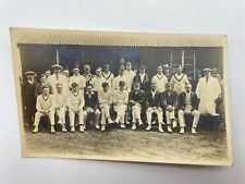1900's RPPC Postcard Cricket Team Photo Players Coach England Canadian picture