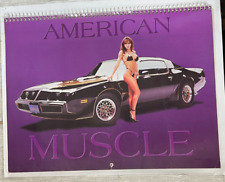AMERICAN MUSCLE CARS 1997 CALENDAR Vintage RARE picture