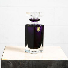 Mid Century Modern Liquor Bottle Ebeling & Reuss Art Crystal Purple West Germany picture
