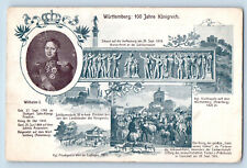 Stuttgart Germany Postcard Wilhelm I Son of King Frederick 1907 Multiview picture